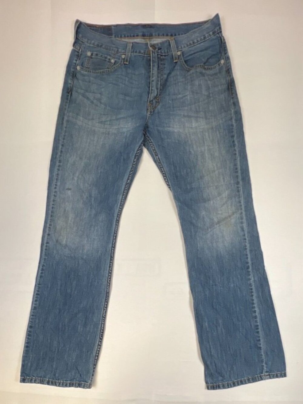 Levi's 501 Men's Size 40 Blue Medium Wash Straight Leg Denim Jeans